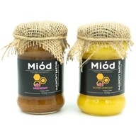 Medová sada 2 x 400g - Vres a slnečnica Medová sada 2 x 400g - Vres a slnečnica