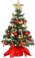 Malý stolík vianočný stromček, 50 cm, umelá dekorácia