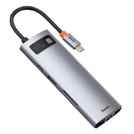 Baseus 8v1 HUB USB C-C PD 100W HDMI 4K 30Hz Gen 1 Baseus 8v1 HUB USB C-C PD 100W HDMI 4K 30Hz Gen 1