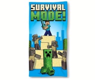 MINECRAFT plážová osuška 70x140 bavlna 290g/m2 MINECRAFT plážová osuška 70x140 bavlna 290g/m2