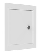 Kovový zámok na kľúč revíznych dverí Biely 20x25 200x250 Kovový zámok na kľúč revíznych dverí Biely 20x25 200x250