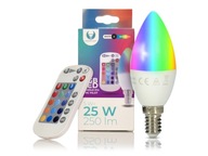 FAREBNÁ ŽIAROVKA NA DIAĽKU, TENKÝ ZÁVIT, RGB TEPLO FAREBNÁ ŽIAROVKA NA DIAĽKU, TENKÝ ZÁVIT, RGB TEPLO