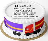 WAFLOVÝ PAPIER 14,7CM VODIČ KAMIÓNU 83CM WAFLOVÝ PAPIER 14,7CM VODIČ KAMIÓNU 83CM