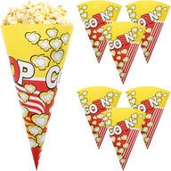 Jednoduché trojuholníkové vrecká pre stroj na popcorn 100 ks