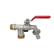 Záhradná batéria dva vývody 1/2''x3/4x3/4 mosadz Záhradná batéria dva vývody 1/2''x3/4x3/4 mosadz