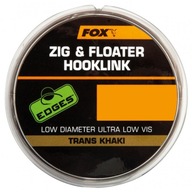 Rybársky vlasec Fox Edges Zig & Floater Hooklink Trans K