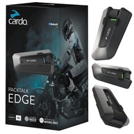 CARDO PACKTALK EDGE JEDNOTNÝ MOTOCYKLOVÝ INTERKOM, VODEODOLNÝ, VEĽKÝ ROZSAH