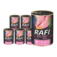 Rafi krmivo s morčacím setom pre psov 12 x 800 g