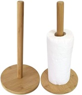 Bambusový stojan na papierové uteráky Kuchynský papier Bambusový stojan na papierové uteráky Kuchynský papier