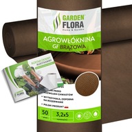 GF agrotextília na burinu UV FILTER 50g 3,2x5m Hnedá netkaná textília