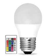 RGB LED ŽIAROVKA S DIAĽKOVÝM OVLÁDANÍM 5,5W GUĽA E27 RGB LED ŽIAROVKA S DIAĽKOVÝM OVLÁDANÍM 5,5W GUĽA E27