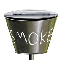 Dymový záhradný popolník na vloženie Dymový záhradný popolník na vloženie