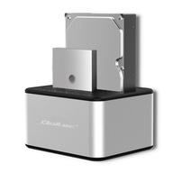 Qoltec 2x HDD/SSD disk dokovacia stanica | 2,5"/3,5" SATA | USB 3.0