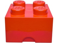 Nádoba na LEGO kocky Brick 4 Red 40031730