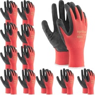 12x Rukavice Pracovné rukavice LATEX silné 9L 12x Rukavice Pracovné rukavice LATEX silné 9L