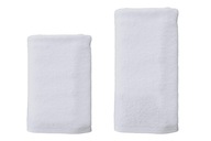 Hrubé biele hotelové uteráky 70x140 + 50x100