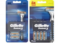 Gillette Sensor Blue 3 žiletky + 14 nábojov