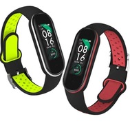 2x PÁSKA PRE XIAOMI MI BAND 5 6 7 FARBY DVOJFAREBNÝ CHYTRÝ MIBAND 2x PÁSKA PRE XIAOMI MI BAND 5 6 7 FARBY DVOJFAREBNÝ CHYTRÝ MIBAND