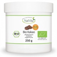 NatVita Bio Kakao mleté ​​20-22% tuku 250g