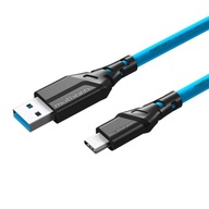 Mathorn MTC-500 foto kábel 5m 10Gbps 60W USB A-C ArcticBlue