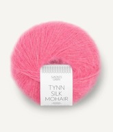 Mohérová priadza s hodvábom Tynn Silk Mohair 4315 žuvačka Sandnes Garn Mohérová priadza s hodvábom Tynn Silk Mohair 4315 žuvačka Sandnes Garn