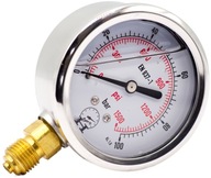 Hydraulický manometer 100 Bar 63mm manometer Hydraulický manometer 100 Bar 63mm manometer