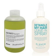 DAVINES MOMO SHAMPOO 250ML + ELEVEN AUSTRÁLIA OŠETROVACÍ SPREJ 250ML SADA