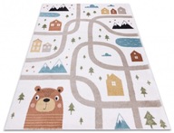 Koberec FUN POLAR 140x190 ulice ulice mestské autá Koberec FUN POLAR 140x190 ulice ulice mestské autá