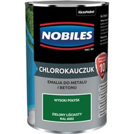 Nobiles Chlórkaučukový email na kov a betón Listová zelená 0,9l Nobiles Chlórkaučukový email na kov a betón Listová zelená 0,9l