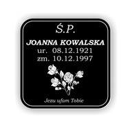 Náhrobná doska 59x59 cm HRÚBKA 3 mm Náhrobná doska 59x59 cm HRÚBKA 3 mm