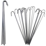 KOVOVÉ KOTVY ČEPY DO AGRO NETKANÉ J 30cm x100 KOVOVÉ KOTVY ČEPY DO AGRO NETKANÉ J 30cm x100