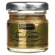 Kvapalina kovová kov Pentart farba 30 ml zlatý Kvapalina kovová kov Pentart farba 30 ml zlatý