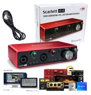 Focusrite Scarlett 4i4 3Gen ABLETON PROTOOLS za 24 hodín