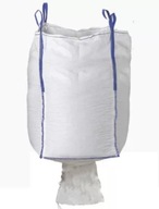 BigBag taška na kontajnery 90x90x100cm Nový vak BigBag s lievikom na dne BigBag taška na kontajnery 90x90x100cm Nový vak BigBag s lievikom na dne