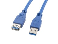 Lanberg USB 3.0m predlžovací kábel, modrý