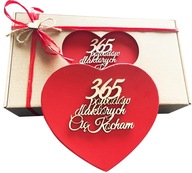 365 dôvodov MILUJEM ŤA darček na Valentína