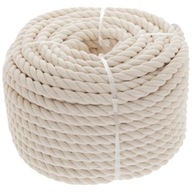 Bavlnené povrazy točené, 16mm - 10m Bavlnené povrazy točené, 16mm - 10m
