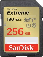 KARTA SANDISK EXTREME SDXC 256 GB 180/130 MB/s C10