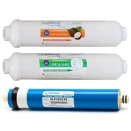 RO filtračné vložky, osmotická membrána 75GPD SET RO filtračné vložky, osmotická membrána 75GPD SET