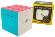 QiYi Fisher Cube 3x3 Colorful + QiYi Stojan