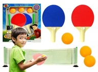 Stolný tenis pingpongový set sieťová hra na pádlo