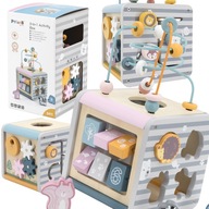 Viga PolarB DREVENÉ SENZORY KOCKOVÉ KOLESO Activity Box SORTER LABYRINT Viga PolarB DREVENÉ SENZORY KOCKOVÉ KOLESO Activity Box SORTER LABYRINT