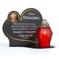 SOCHA ČIERNEHO ODPADU PRE MALÝ HROB