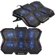 STOJANOVÁ CHLADIACA PODLOŽKA PRE RGB LED LAPTOP STOJANOVÁ CHLADIACA PODLOŽKA PRE RGB LED LAPTOP