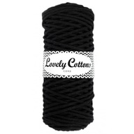 Macrame struna 3mm 100m Lovely Cottons Black Macrame struna 3mm 100m Lovely Cottons Black