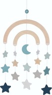 Drevený kolotoč Mesiac a hviezdy Azure Goki