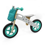 Drevený balančný bicykel pre deti, KVALITNÝ, 2 KOLESÁ