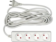 ELEKTRICKÝ PREDLŽOVACÍ KÁBEL BEZ UZEMNENIA 4 ZÁSUVKY 5,0M VOREL ELEKTRICKÝ PREDLŽOVACÍ KÁBEL BEZ UZEMNENIA 4 ZÁSUVKY 5,0M VOREL