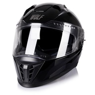 MOTORKÁRSKA PRILBA WOLF GHOST BLACK PEARL BLENDA XL MOTORKÁRSKA PRILBA WOLF GHOST BLACK PEARL BLENDA XL