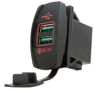 USB QC 3.0 ZÁSUVKOVÁ NABÍJAČKA 3A RÝCHLO NABÍJAČKA ČASŤ USB QC 3.0 ZÁSUVKOVÁ NABÍJAČKA 3A RÝCHLO NABÍJAČKA ČASŤ